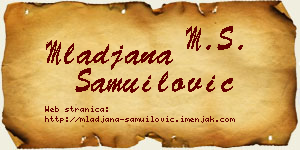 Mlađana Samuilović vizit kartica